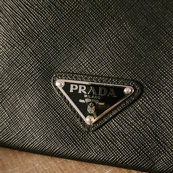 Prada Comic Patch Saffiano Pouch / Wristlet - Picture 6 of 12